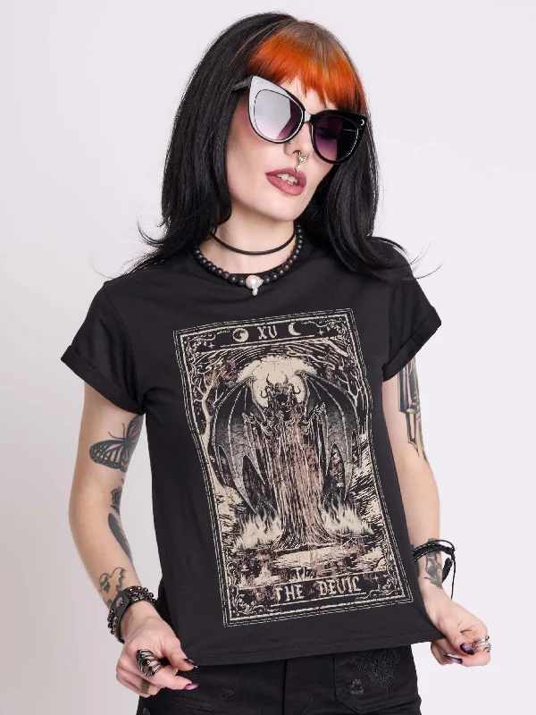 Devil Tarot Baby Tee