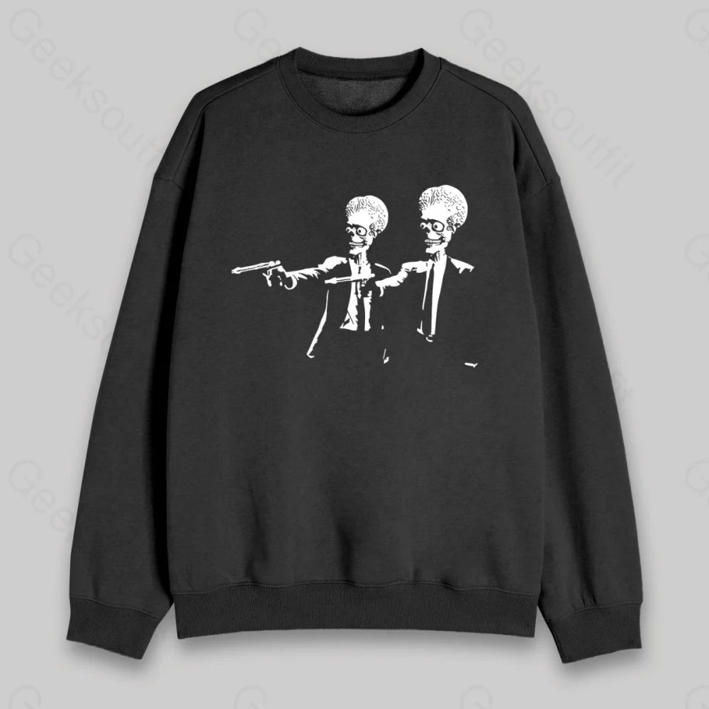 Mars Attacks Tim Burton Pulp Fiction Sweatshirt